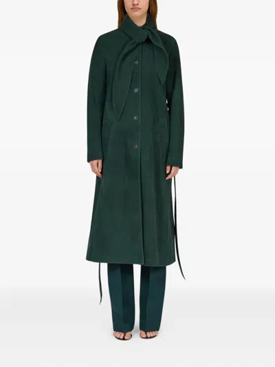 Ferragamo Pant In Green