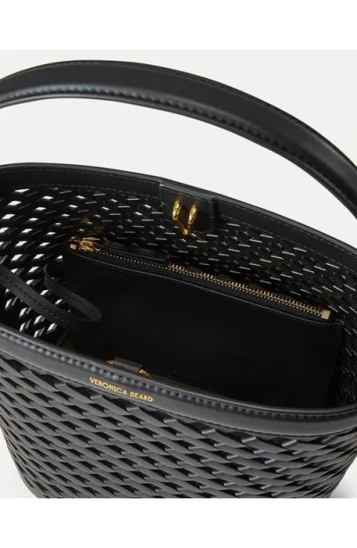 Veronica Beard Small Perforated Bucket Bag