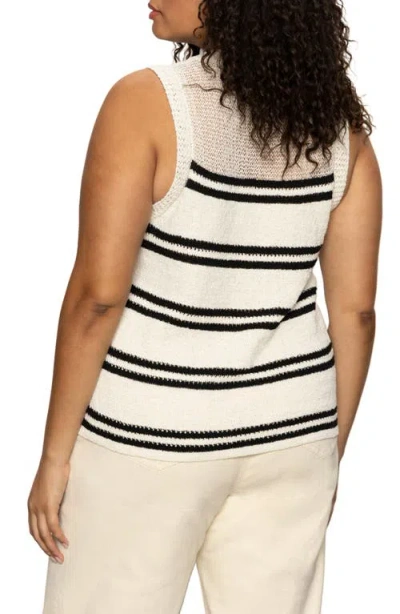 Sanctuary Waves Of Summer Sleeveless Sweater In Neutral