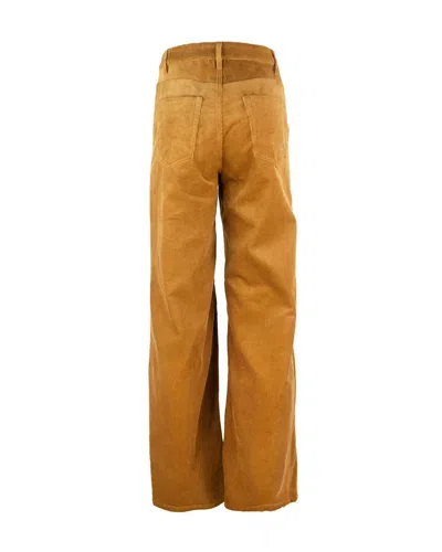 Apc A.p.c. Pantalone Elisabeth Caramel In Brown