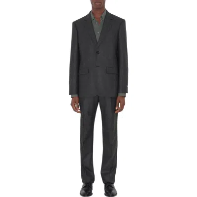 Burberry Check Wool Cashmere Tailored Jacket In Green