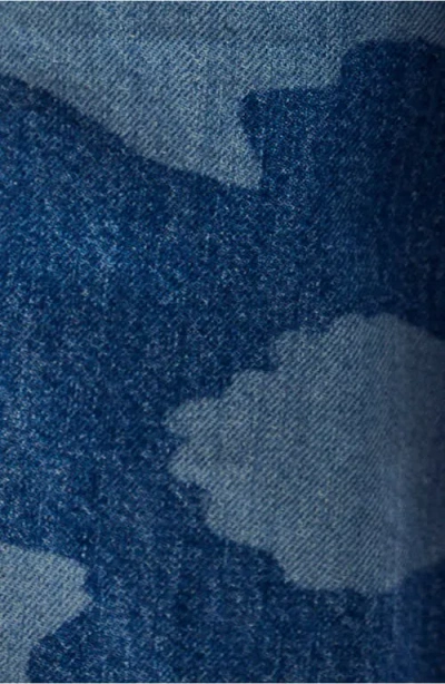 Free People Montana Denim Bermuda Shorts In Blue