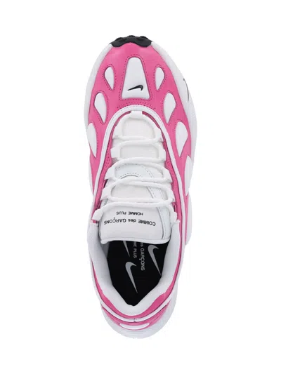 Comme Des Garçons Homme Deux Comme Des Garçons Homme Plus Sneakers In Pink/white