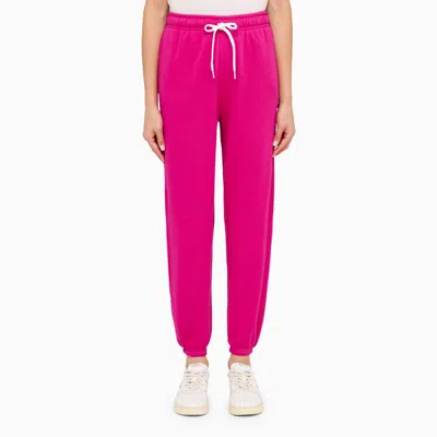 Polo Ralph Lauren Women's Pink Cotton Jogging Trousers
