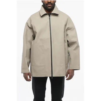 Fear Of God Zip-up Monochrome Nylon Windbreaker