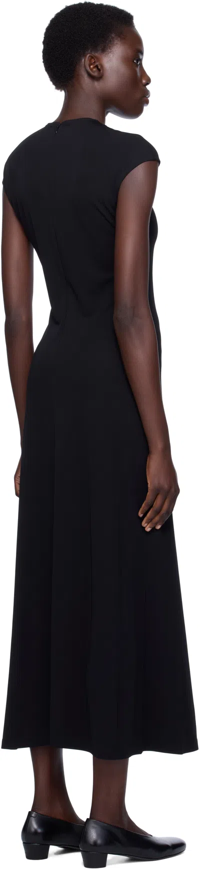 Totême Toteme Jersey Long Dress In Black