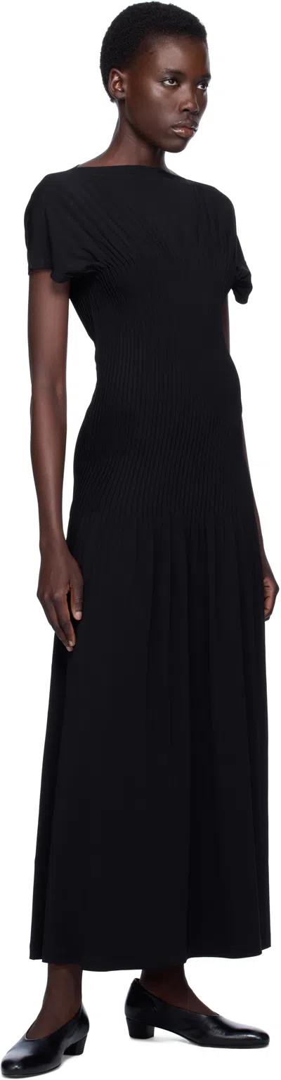 Totême Toteme Jersey Long Dress In Black