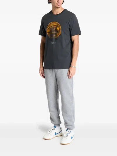 Jordan Illustration-print T-shirt In Gray