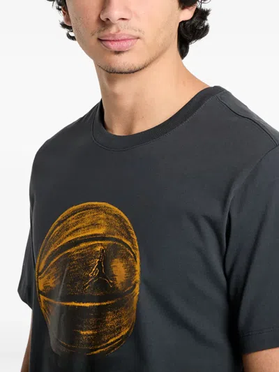 Jordan Illustration-print T-shirt In Gray
