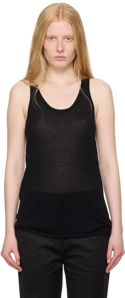 Totême Toteme Women Knitted Tank Top In Black
