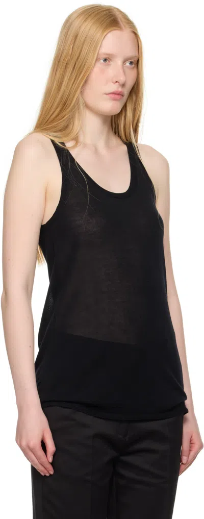 Totême Toteme Women Knitted Tank Top In Black