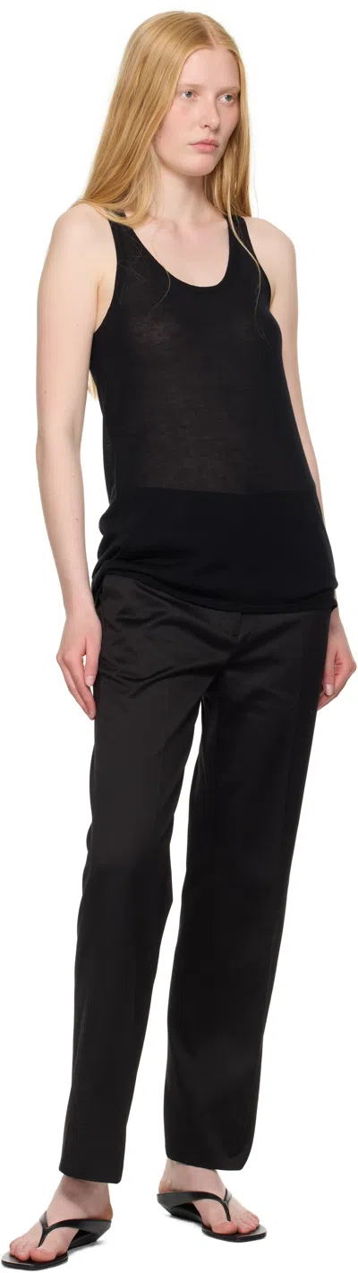 Totême Toteme Women Knitted Tank Top In Black