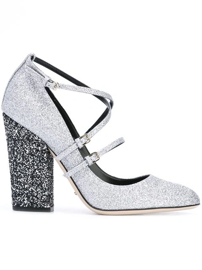 sergio rossi glitter pumps