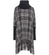 DOLCE & GABBANA Wool, cashmere and cotton-blend poncho