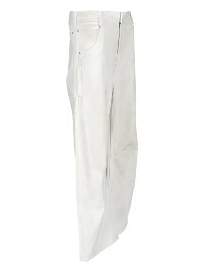 Entire Studios Jeans Ampi In White