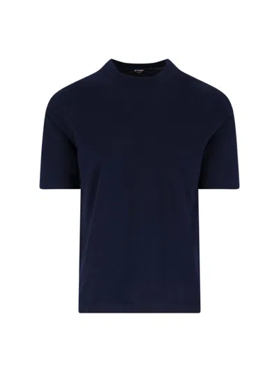 K-way Neckline Crew Short Sleeves In Brown