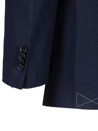 Cesare Attolini Two-button Blazer In Blue