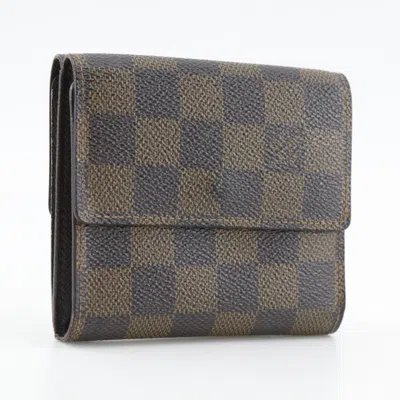 Pre-owned Louis Vuitton Brown Damier Canvas Wallet (bi-fold) ()