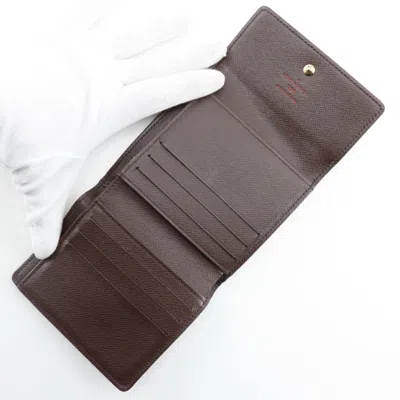Pre-owned Louis Vuitton Brown Damier Canvas Wallet (bi-fold) ()