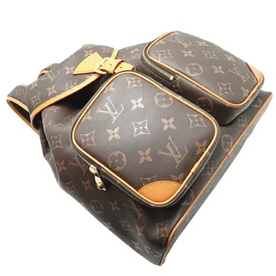 Pre-owned Louis Vuitton Brown Leather Backpack ()