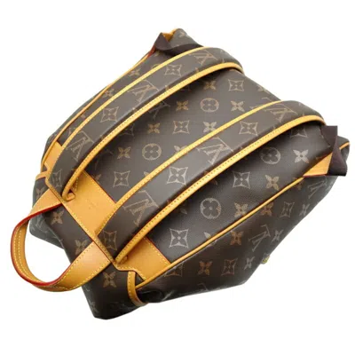 Pre-owned Louis Vuitton Brown Leather Backpack ()