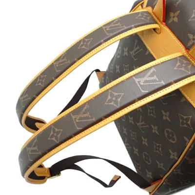 Pre-owned Louis Vuitton Brown Leather Backpack ()