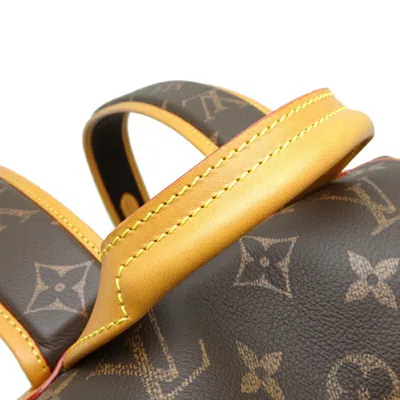 Pre-owned Louis Vuitton Brown Leather Backpack ()