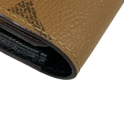 Pre-owned Louis Vuitton Brown Leather Wallet (tri-fold) ()