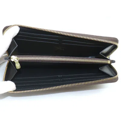 Pre-owned Louis Vuitton Brown Monogram Reverse Monogram Reverse Long Wallet (bi-fold) ()
