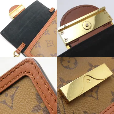 Pre-owned Louis Vuitton Brown Monogram Reverse Monogram Reverse Shoulder Bag ()