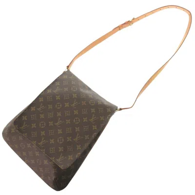 Pre-owned Louis Vuitton Brown Monogram Shoulder Bag ()