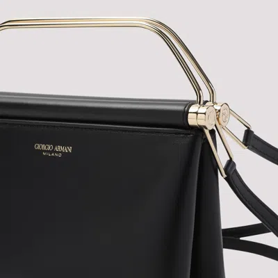 Giorgio Armani Shoulder Bag Leather Adjustable Strap