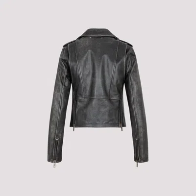 Golden Goose Leather Biker Jacket Clothing