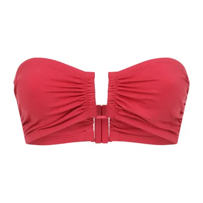 Eres Bandeau Bikini Top With Bust Shirring