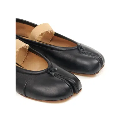 Maison Margiela Lamb Leather Ballerinas With Delicate Instep Strap