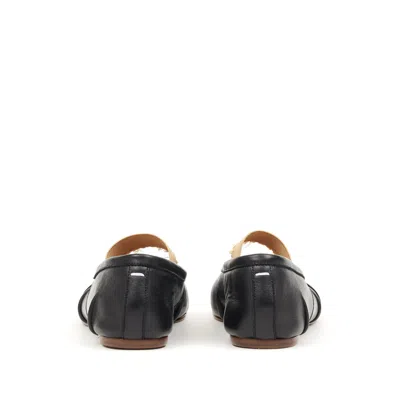 Maison Margiela Lamb Leather Ballerinas With Delicate Instep Strap