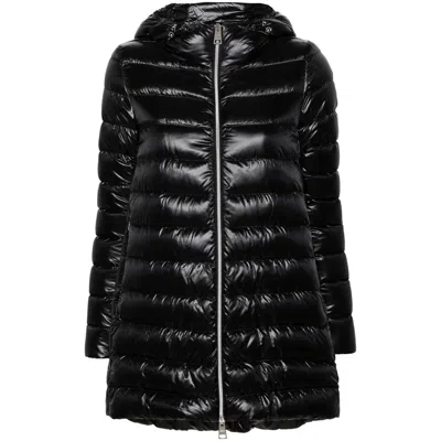 Herno Iconico Woman Puffer Midnight Blue Size 4 Polyamide