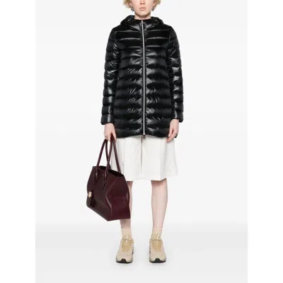 Herno Iconico Woman Puffer Midnight Blue Size 4 Polyamide