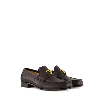 Valentino Garavani Vlogo Signature Loafer With Gold-tone Logo Detail In Black