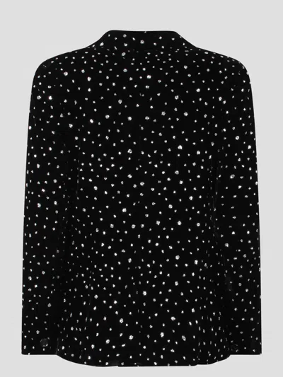 Ailanto Velvet Crystal Blazer Blazer Black