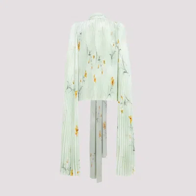 Balenciaga Cloak-inspired Floral Print Blouse