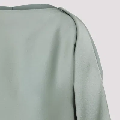 Lanvin Relaxed Silhouette Top With Button Closure In Green