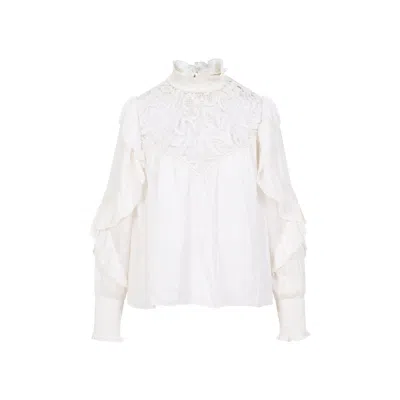 Isabel Marant Blouse Nude & Neutrals In White