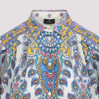 Etro Paisley Cotton And Silk Shirt