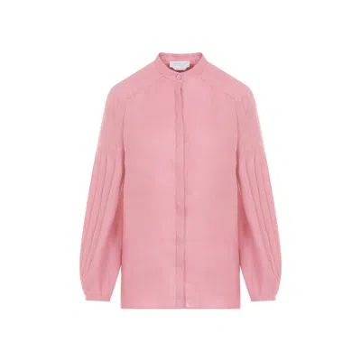 Gabriela Hearst Laetitia Blouse In Pink