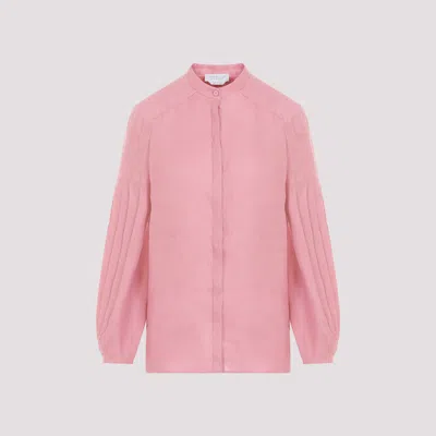 Gabriela Hearst Laetitia Blouse In Pink