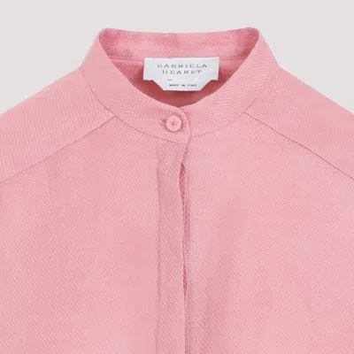 Gabriela Hearst Laetitia Blouse In Pink