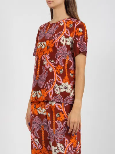 P.a.r.o.s.h Floral Silk Blouse