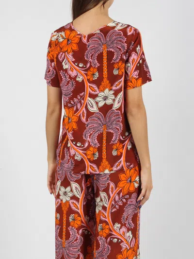 P.a.r.o.s.h Floral Silk Blouse