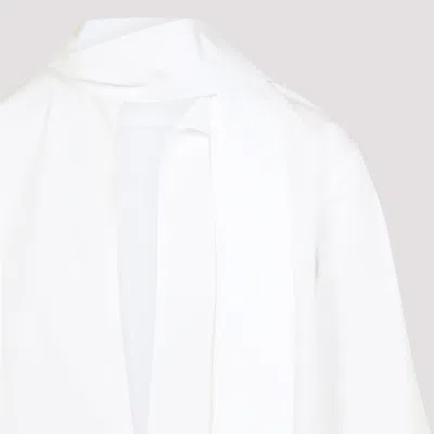 Alaïa Elegant Cotton Scarf Blouse For Women